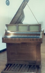 The Pedal Harpsichord was a practice instrument for organists